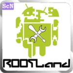 root android rootland android application logo